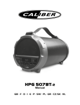 Caliber HPG507BT-2 Le manuel du propriétaire