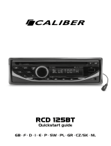 Caliber RCD125BT Guide de démarrage rapide