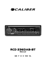 Caliber RCD236DAB-BT Le manuel du propriétaire