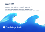 Cambridge Audio 340T Manuel utilisateur