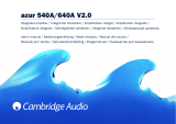 Cambridge Audio azur 640A v2.0 Manuel utilisateur