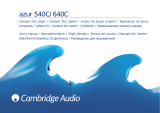 Cambridge Audio AZUR 540C Manuel utilisateur