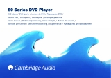 Cambridge Audio DVD85 Manuel utilisateur