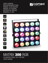 Cameo Matrix Panel 10 W RGB Manuel utilisateur