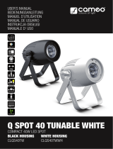 Cameo Q-Spot 40 TW White Manuel utilisateur