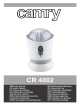 Camry CR 4002 Le manuel du propriétaire