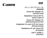 Canon EF Adapter XL Manuel utilisateur