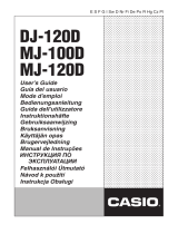 Casio DJ-120D Manuel utilisateur