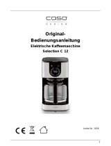 Caso Design Kaffeemaschine Selection - verschiedene Ausführungen Mode d'emploi
