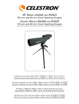 Celestron 52223 Zoom 60 mm Télescope Longue-vue 45 degrés Manuel utilisateur