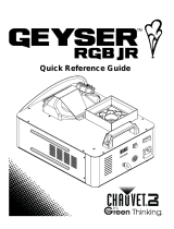 Chauvet Geyser RGB Jr. Guide de référence