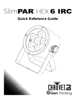 Chauvet SlimPAR HEX 6 IRC Guide de démarrage rapide