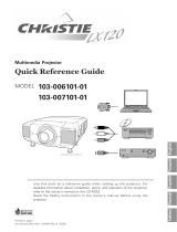 Christie LX120 103-006101-01 Le manuel du propriétaire