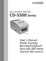 Citizen CD-S500 Le manuel du propriétaire