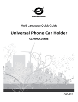 Conceptronic Universal Phone Car Holder Guide d'installation