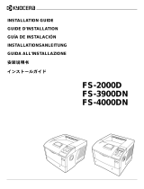 KYOCERA FS-3900DN Guide d'installation