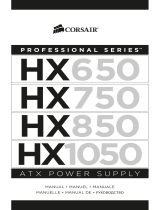Corsair HX650 Manuel utilisateur