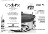 Crock-Pot SCVI600BS-I Manuel utilisateur