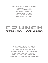 Crunch GRUNCH GTi4100 Manuel utilisateur