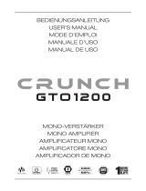 Crunch GTO1200 Manuel utilisateur