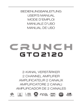 Crunch GTO2120 Manuel utilisateur