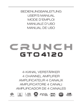 Crunch GTO4120 Manuel utilisateur