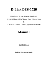 D-Link DES-1526 Manuel utilisateur