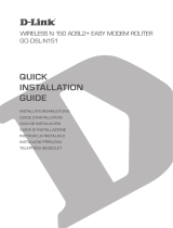D-Link GO-DSL-N151/E Guide d'installation