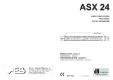 dBTechnologies ASX 24 Le manuel du propriétaire