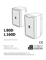 dB Technologies MINIBOX L 80D Manuel utilisateur