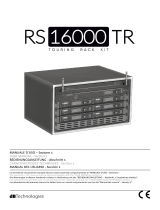 dBTechnologies RS16000 Touring Rack Le manuel du propriétaire
