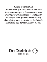De Dietrich DHD694XE1 Le manuel du propriétaire