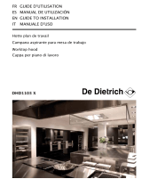 De Dietrich DHG1167X Le manuel du propriétaire