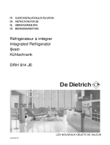 De Dietrich DRH914JE Le manuel du propriétaire