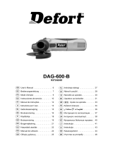Defort DAG-600-B Le manuel du propriétaire