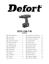Defort DCD-12N-7-B Le manuel du propriétaire