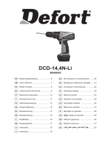 Defort DCD-14.4N-Li Le manuel du propriétaire
