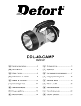 Defort DDL-40-CAMP Le manuel du propriétaire