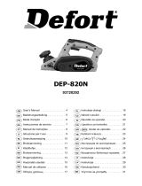 Defort DEP-820N Le manuel du propriétaire