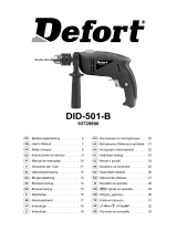 Defort DID-501-B Le manuel du propriétaire