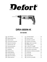 Defort DRH-800N-K Le manuel du propriétaire
