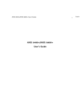 Axis AXIS 5400+ Manuel utilisateur