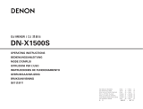 Denon DN-X1500S Manuel utilisateur