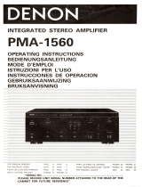 Denon PMA-1560 Le manuel du propriétaire