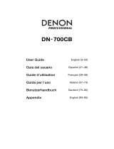 Denon DN-700CB Manuel utilisateur