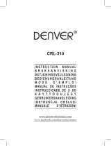 Denver CRL-310 Manuel utilisateur