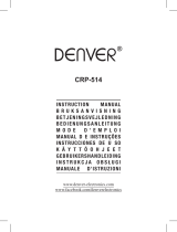 Denver CRP-514 Manuel utilisateur
