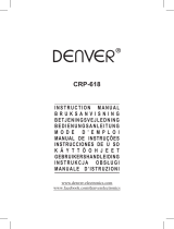 Denver CRP-618 Manuel utilisateur