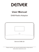 Denver DAB-20 Manuel utilisateur