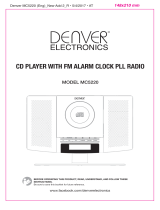 Denver MC-5220WHITE Manuel utilisateur